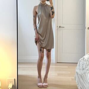 Bailey 44 champagne halter mini